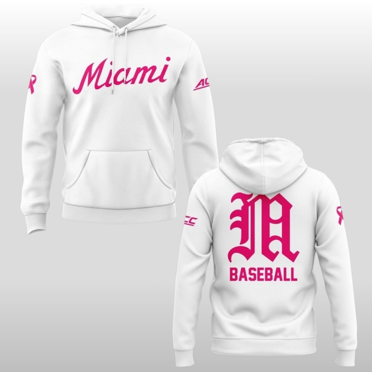 2026 Miami Hurricanes Baseball Fight Against Cancer Hoodie 2 2026 Miami Hurricanes Baseball Fight Against Cancer Hoodie 2
