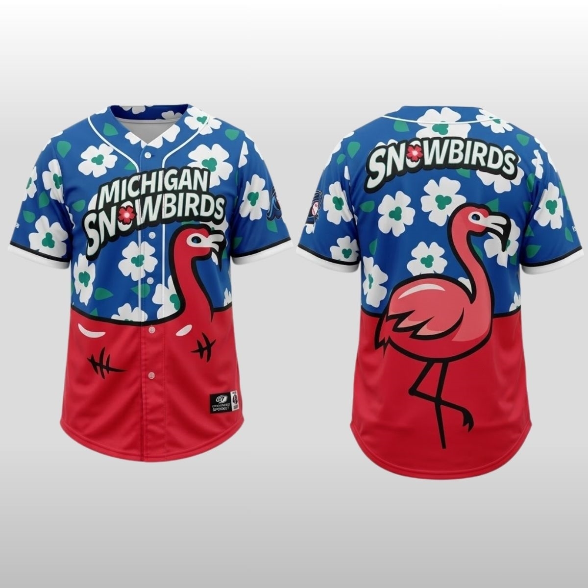 2026 Michigan Snowbirds Flamingo Jersey 1 2026 Michigan Snowbirds Flamingo Jersey 2