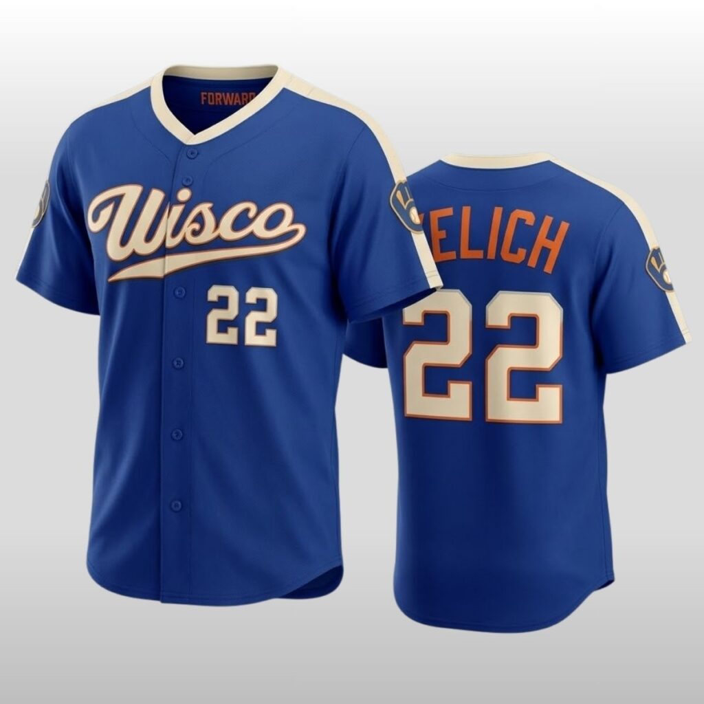 2026 Milwaukee Brewers Wisco City Connect Jersey 2