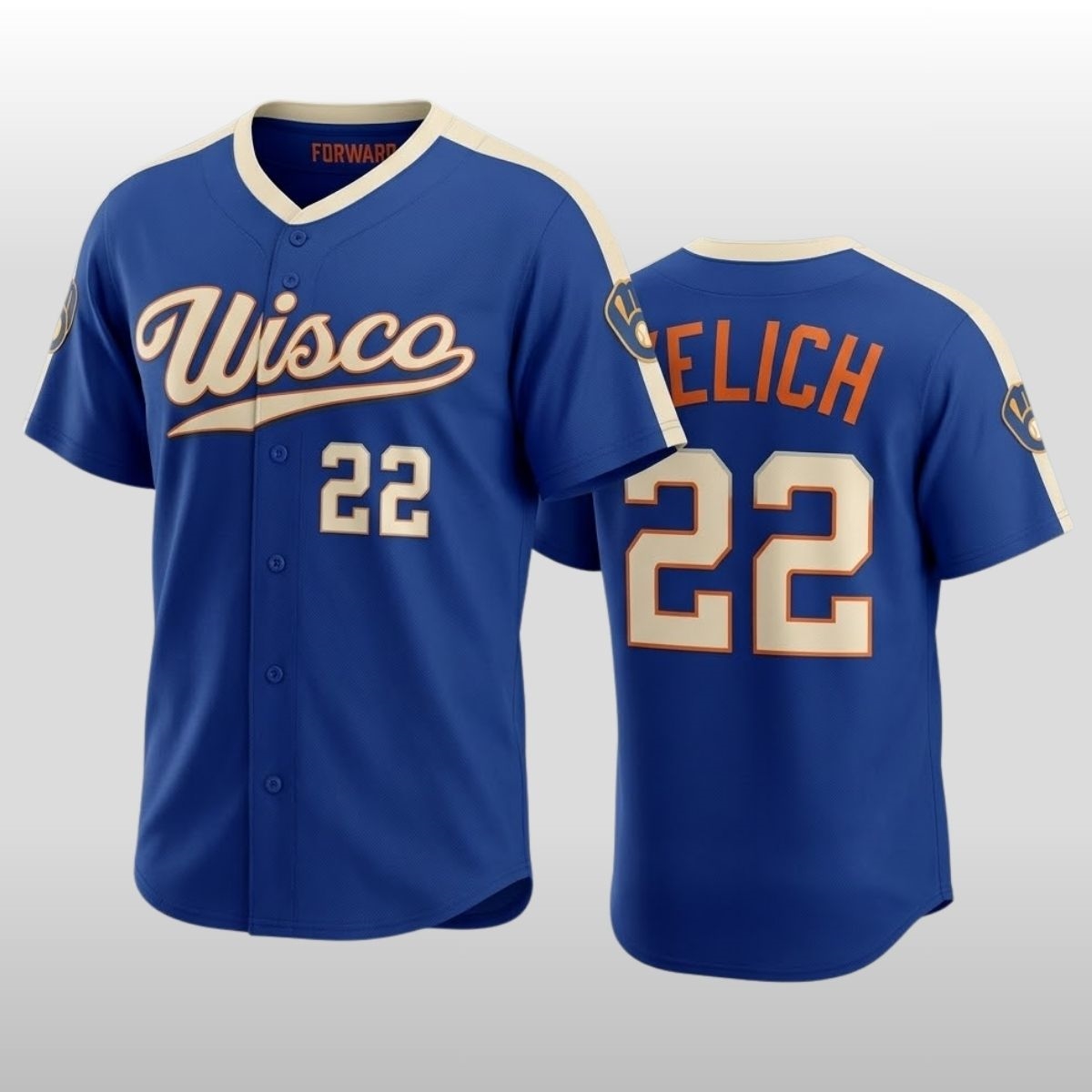 2026 Milwaukee Brewers Wisco City Connect Jersey 2 2026 Milwaukee Brewers Wisco City Connect Jersey 2