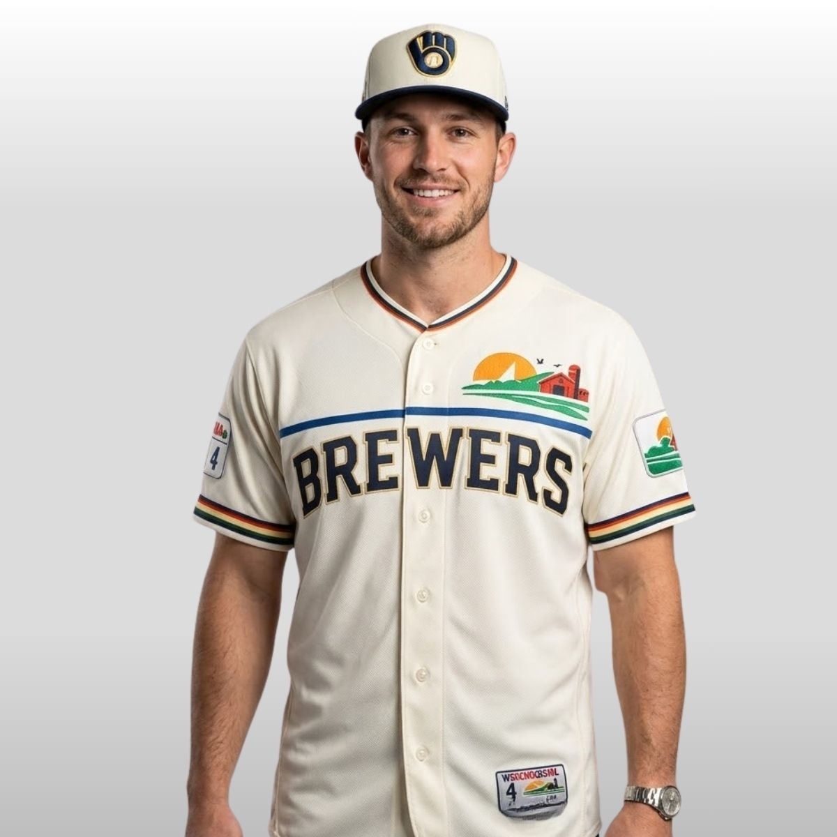 2026 Milwaukee Brewers Wisconsin Americas Dairyland Jersey 2026 Milwaukee Brewers Wisconsin Americas Dairyland Jersey