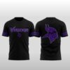 2026 Minnesota Vikings Black Out Hoodie Shirt