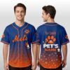2026 NY Mets x Fur Family Pet Game Night Baseball Jersey