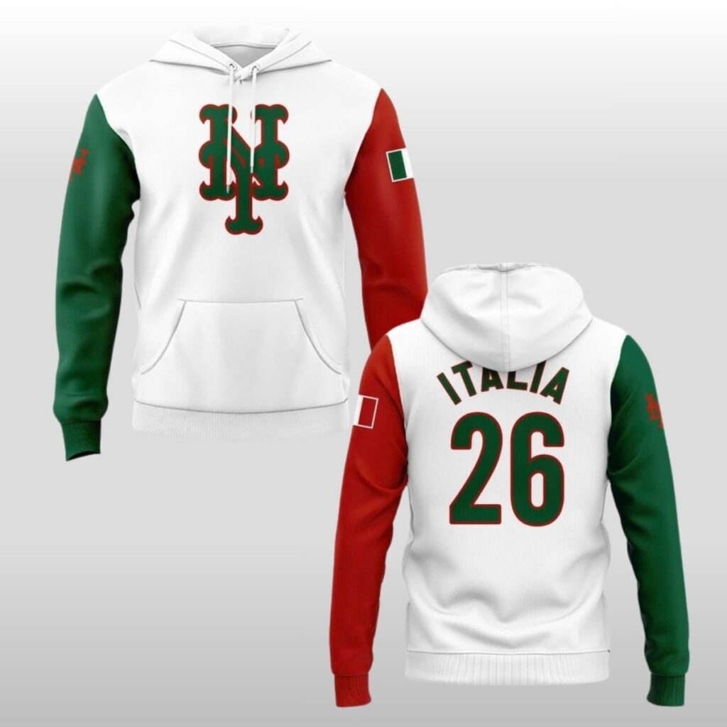 2026 New York Mets Italian Heritage Night Hoodie 2