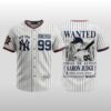 2026 New York Yankees One Piece Wanted Aaron Judge Bounty Hunter Baseball Jersey