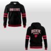 2026 Ohio State Buckeyes Baseball Stealth Black Hoodie Shirt 2