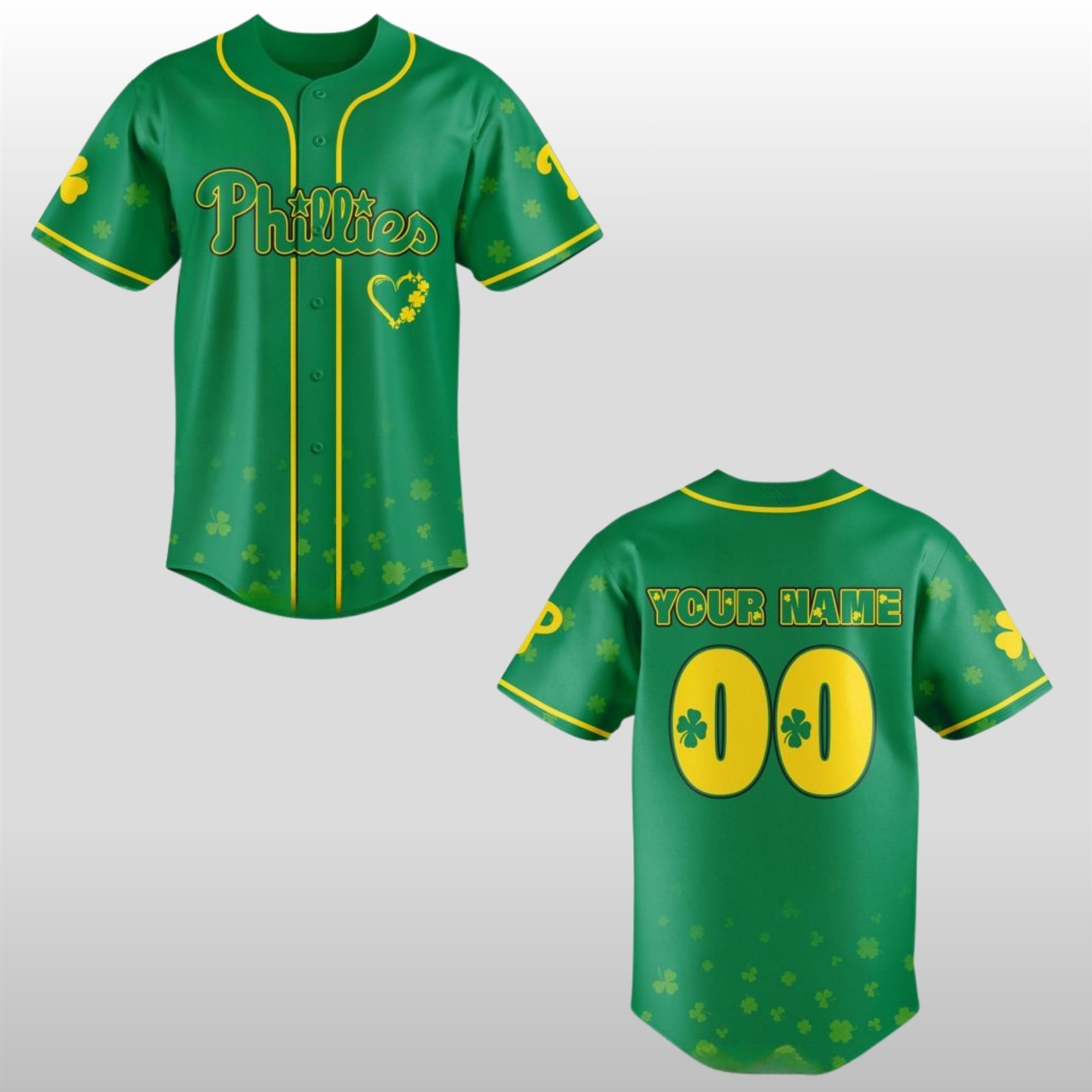 2026 Philadelphia Phillies St Patrick’s Day Lucky Day Baseball Jersey 1 2026 Philadelphia Phillies St Patrick’s Day Lucky Day Baseball Jersey