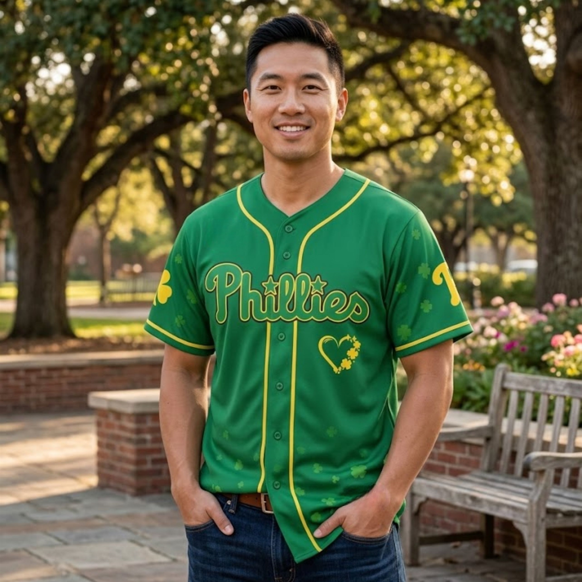 2026-Philadelphia-Phillies-St-Patrick's-Day-Lucky-Day-Baseball-Jersey-3 2026 Philadelphia Phillies St Patrick's Day Lucky Day Baseball Jersey 3