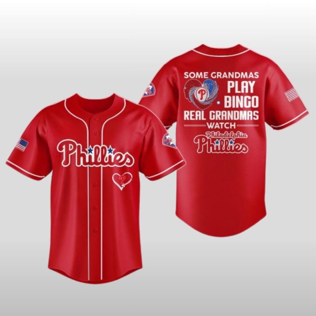 2026 Philadelphia Phillies x Real Grandmas Baseball Jersey 2