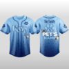 2026 Rays x Fur Family Pet Game Night Baseball Jersey