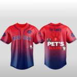 2026 Red Sox x Fur Family Pet Game Night Baseball Jersey