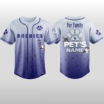 2026 Rockies x Fur Family Pet Game Night Baseball Jersey