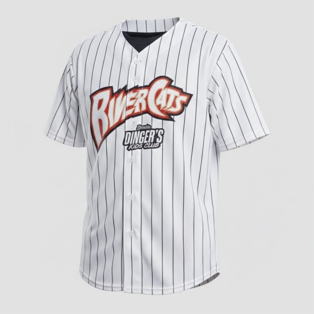 2026 Sacramento River Cats Dinger's Kids Club Giveaway Jersey 2
