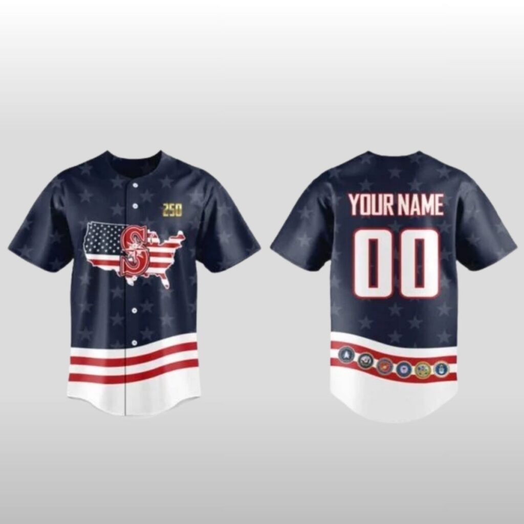 2026 Seattle Mariners Military Appreciation Night Jersey 2