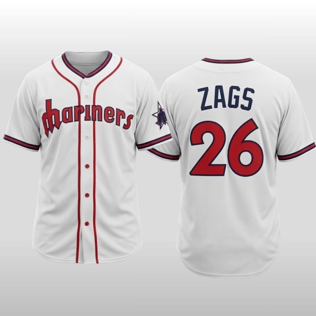 2026 Seattle Mariners Zags Day Jersey Giveaway 2