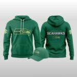 2026 Seattle Seahawks St Patrick’s Day Green Celtic Luck Hoodie