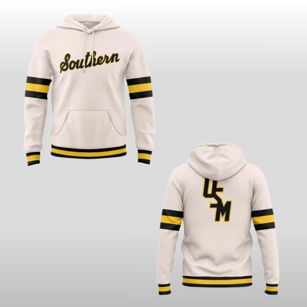 2026 Southern Miss Golden Eagles Baseball Throwback Hoodie Shirt 1 2026 Southern Miss Golden Eagles Baseball Throwback Hoodie Shirt 2