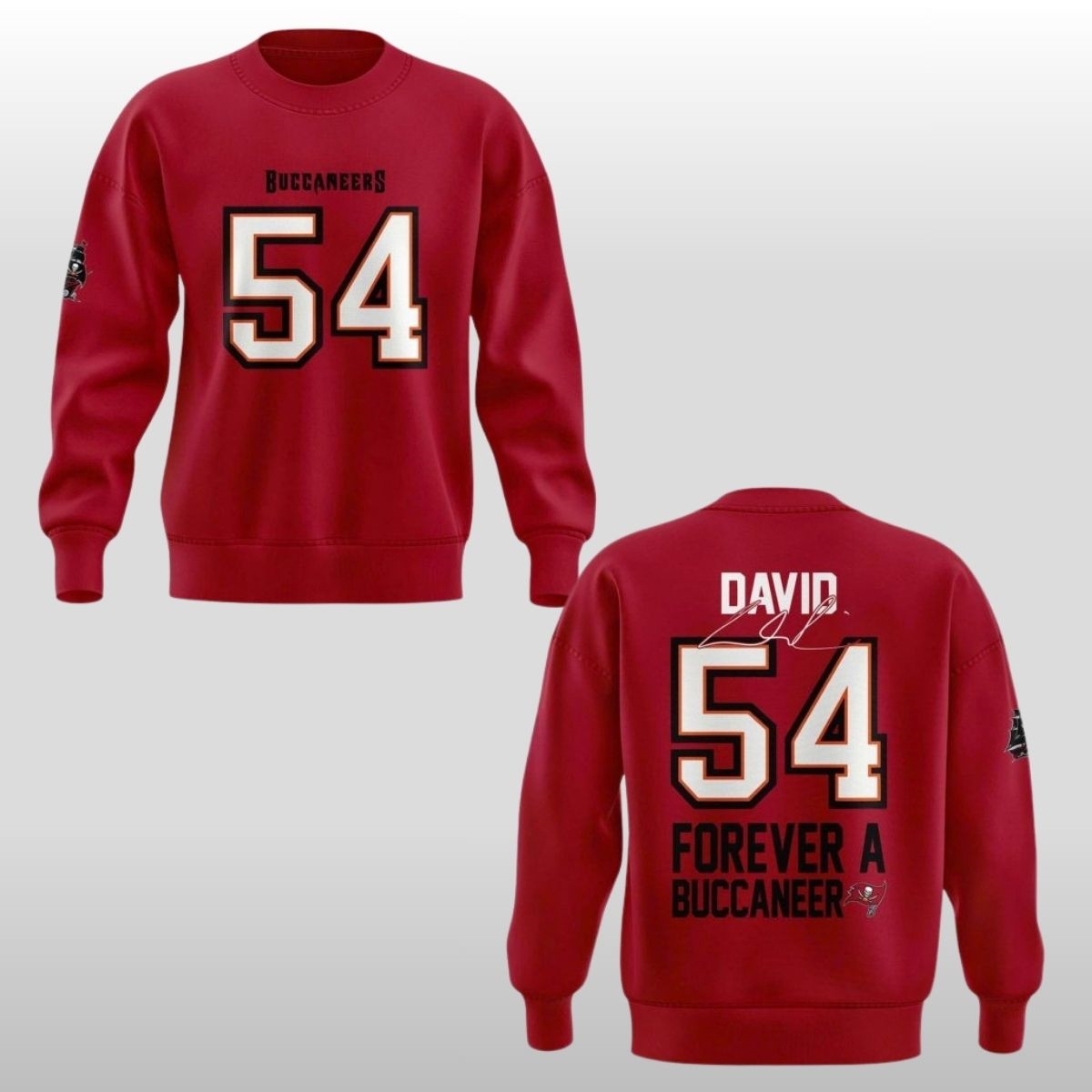 2026 Tampa Bay Buccaneers Lavonte David Forever a Buccaneer Shirt 2 2026 Tampa Bay Buccaneers Lavonte David Forever a Buccaneer Shirt