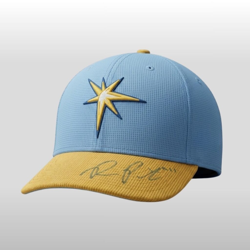 2026 Tampa Bay Rays Ryan Pepiot Signature Hat Giveaway 2