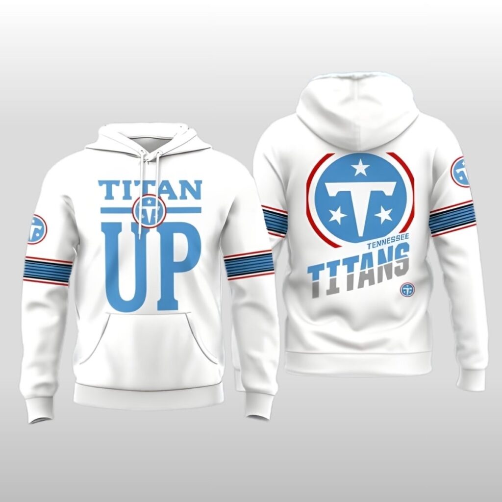 2026 Tennessee Titans New Logo New Chapter Titans Up Hoodie Shirt 2
