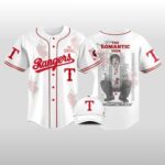 2026 Texas Rangers x Bruno Mars The Romantic Tour Baseball Jersey