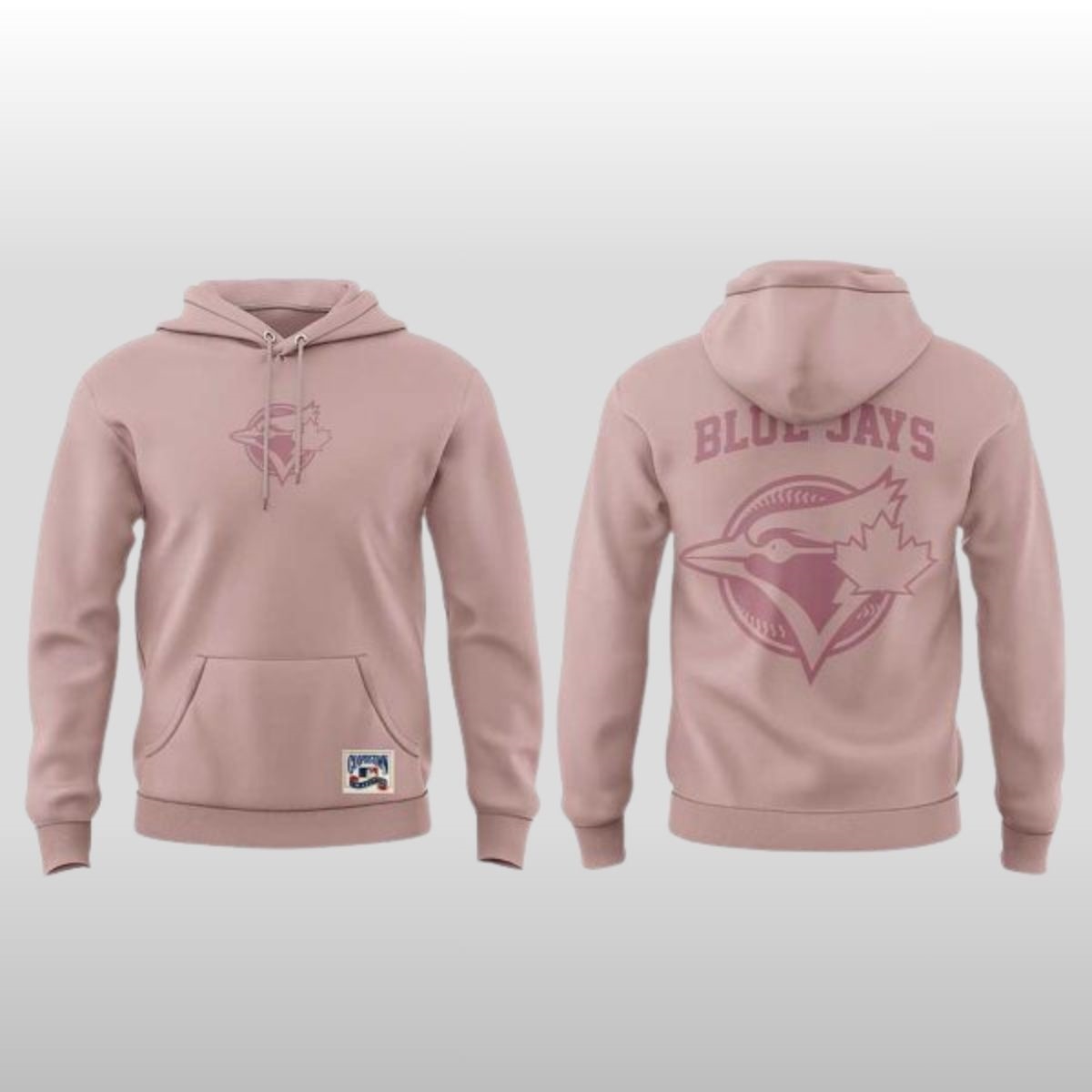 2026 Toronto Blue Jays Drop of our 50th Season Clay Pink Hoodie 2 2026 Toronto Blue Jays Drop of our 50th Season Clay Pink Hoodie 2