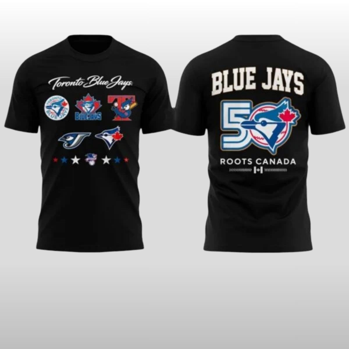 2026 Toronto Blue Jays Roots Canada 50th Season Merch Shirt 1 2026 Toronto Blue Jays Roots Canada 50th Season Merch Shirt