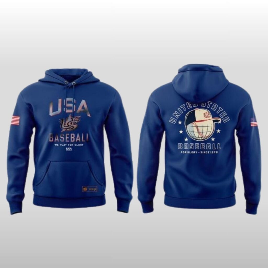 2026 USA Team World Baseball Classic We Play For Glory Hoodie Shirt 2