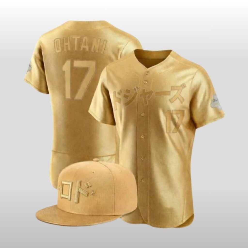 2026 Los Angeles Dodgers Tokyo Gold Jersey (2)