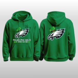Philadelphia Eagles St Patrick’s Day 2026 Gameday Hoodie Shirt