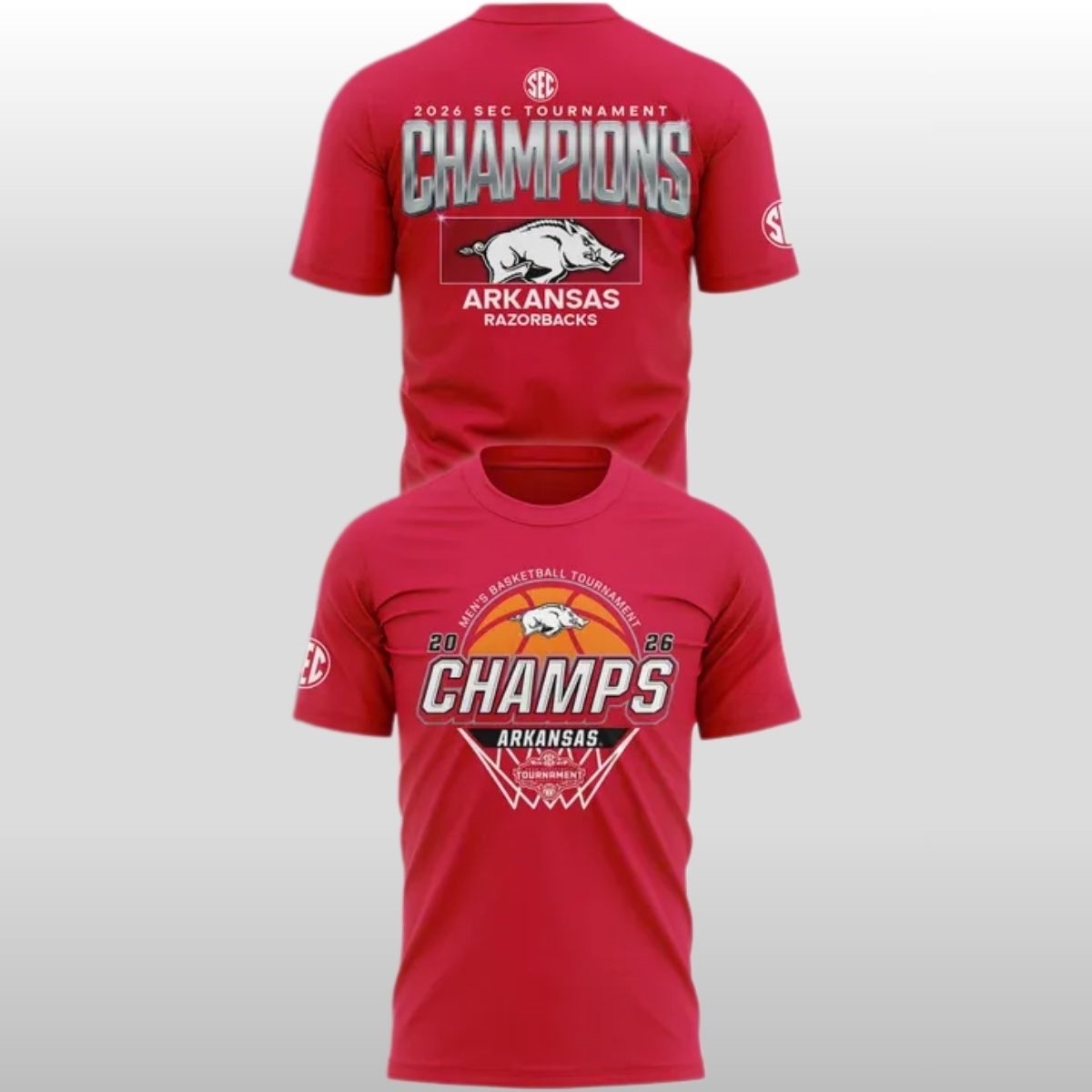 Arkansas Razorbacks 2026 Men's Basketball Tournament Champions Locket Room Hoodie Shirt 2 Arkansas Razorbacks 2026 Men's Basketball Tournament Champions Locket Room Hoodie Shirt - Image 2