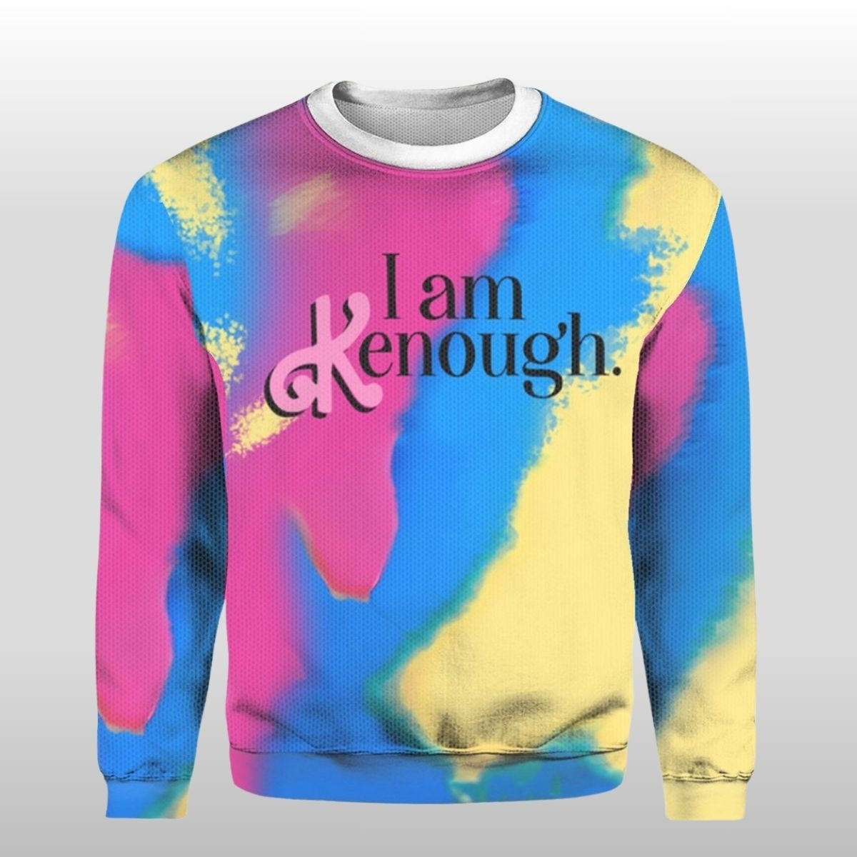 Barbie You Are Kenough He's Just Ken I Am Kenough Hoodie 2 Barbie You Are Kenough He's Just Ken I Am Kenough Hoodie (3)