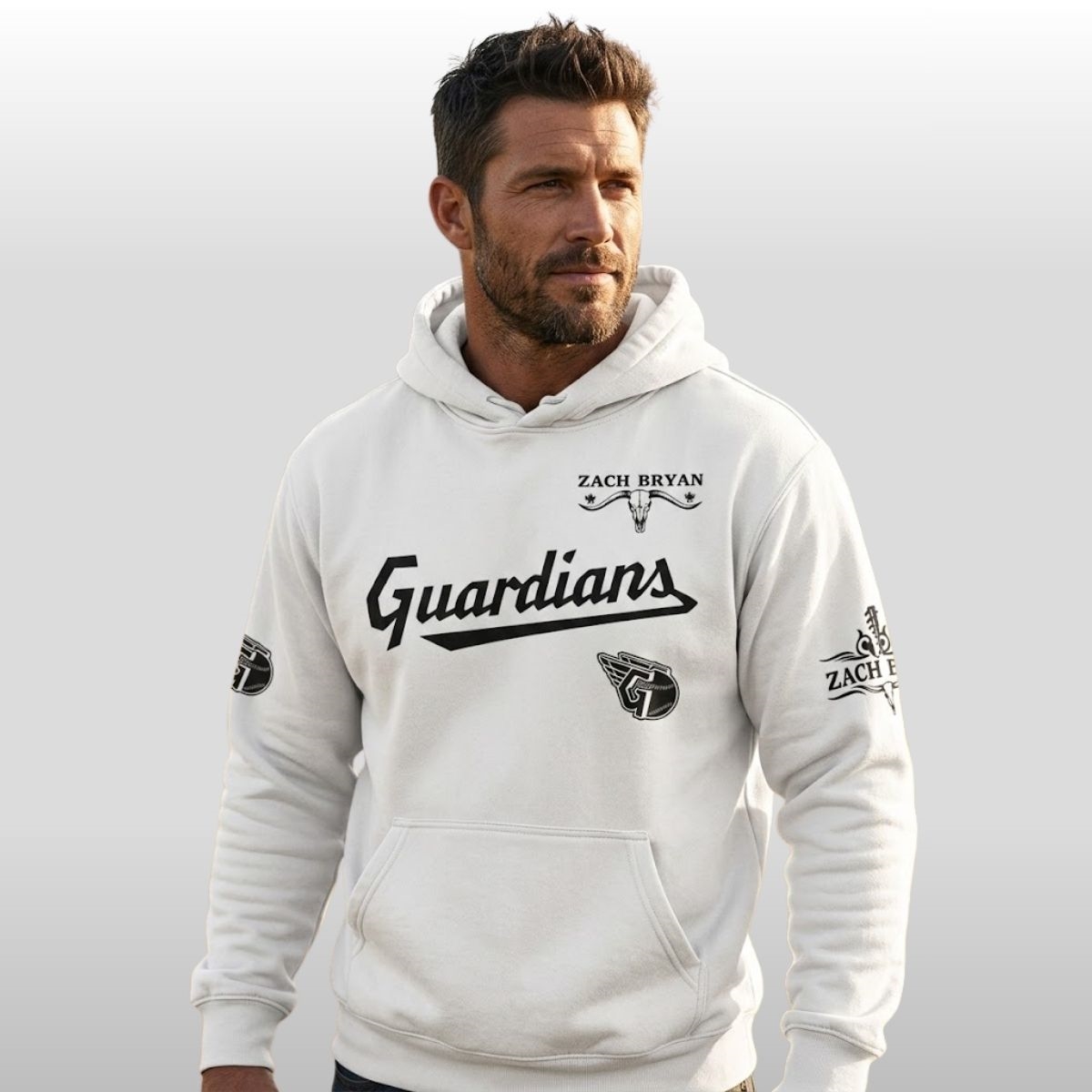 Cleveland-Guardians-x-Jack-Bryan-With-Heavan-On-Tour-Hoodie Cleveland Guardians x Jack Bryan With Heavan On Tour Hoodie