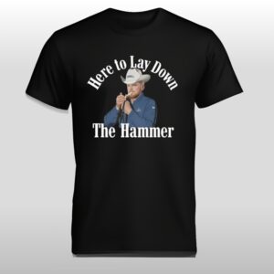 Sam Darnold Here To Lay Down The Hammer Shirt