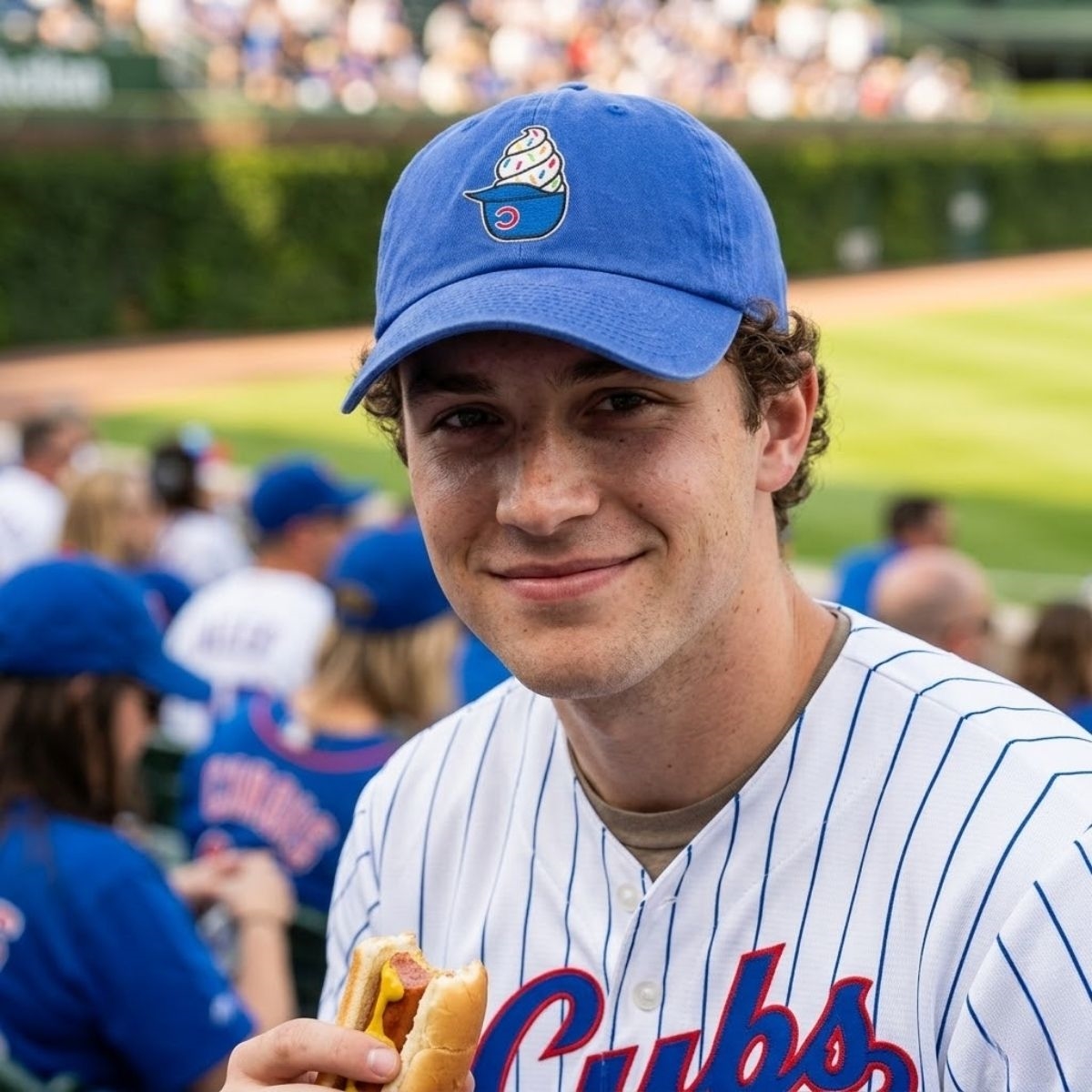 2026 Chicago Cubs Ice Cream Helmet Royal Hat 2026 Chicago Cubs Ice Cream Helmet Royal Hat