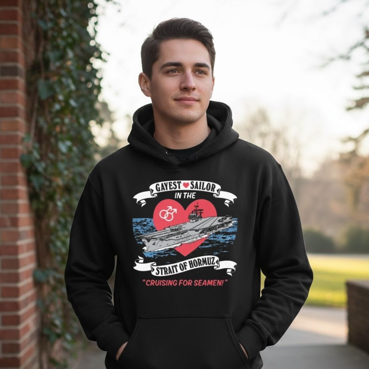 Gayest Sailor In The Strait Of Hormuz Cruising For Seamen Shirt 4 Gayest Sailor In The Strait Of Hormuz Cruising For Seamen Shirt - Image 4