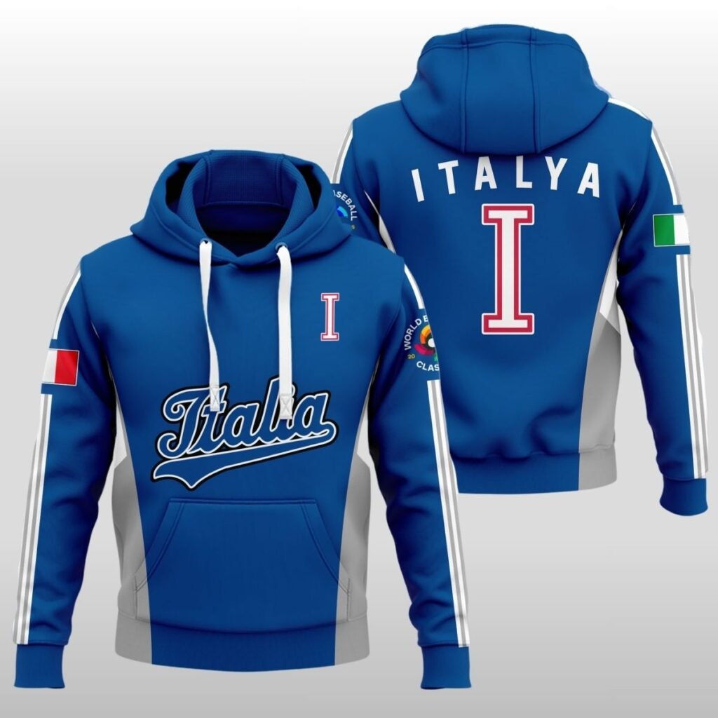 Italia Baseball 2026 World Baseball Hoodie 2