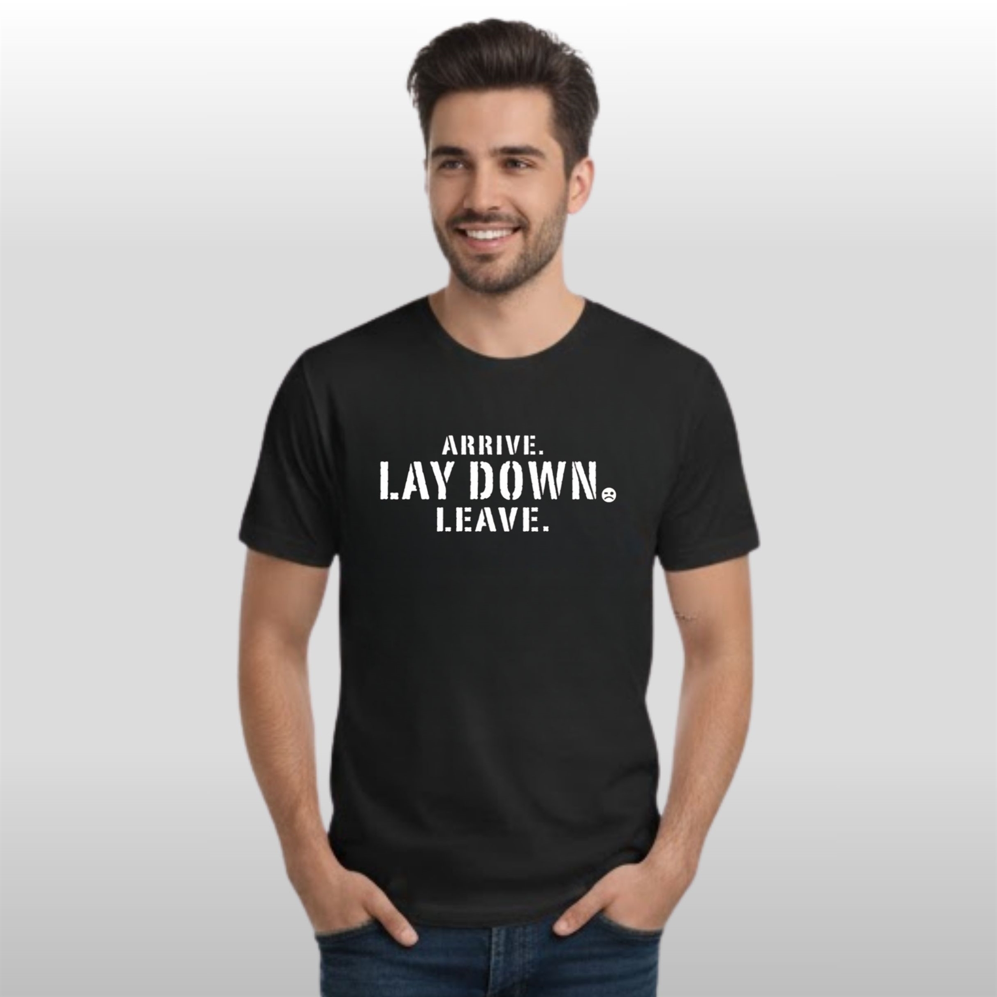 Johnny Gargano Arrive Lay Down Leave Shirt 2 Johnny Gargano Arrive Lay Down Leave Shirt - Image 2