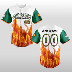 Albuquerque Isotopes 2026 Green Chile Cheeseburgers Baseball Jersey 2
