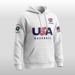 USA Baseball 2026 World Baseball Waffle Hoodie