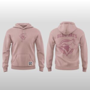 2026 Toronto Blue Jays Drop of our 50th Season Clay Pink Hoodie 2