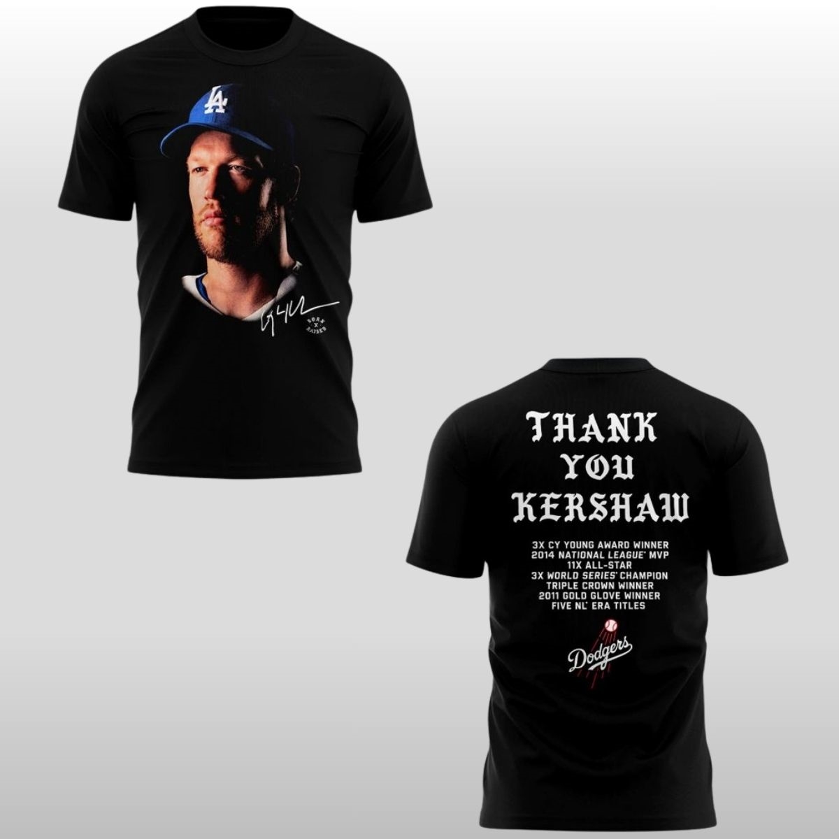 Los Angeles Dodgers 2026 Thank You Clayton Kershaw Shirt 2 Los Angeles Dodgers 2026 Thank You Clayton Kershaw Shirt 2