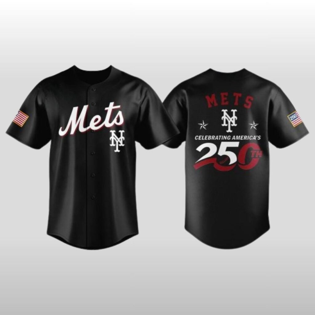 New York Mets 2026 Celebrating America's 250th Baseball Jersey 2