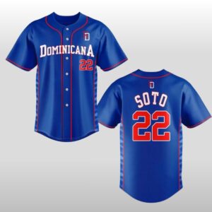 Ronald Acua Jr 2026 Dominican Republic Juan Soto Baseball Jersey 2