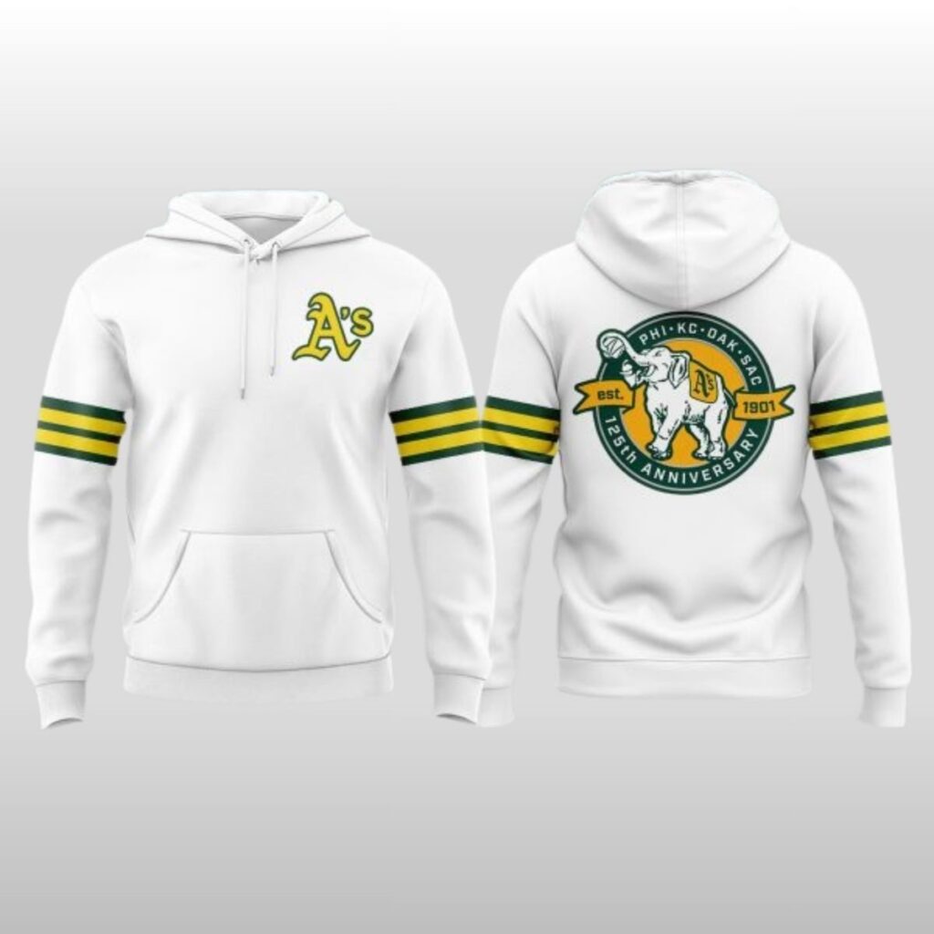 Oakland Athletics 2026 Celebrating Our 125th Anniversary Hoodie 2