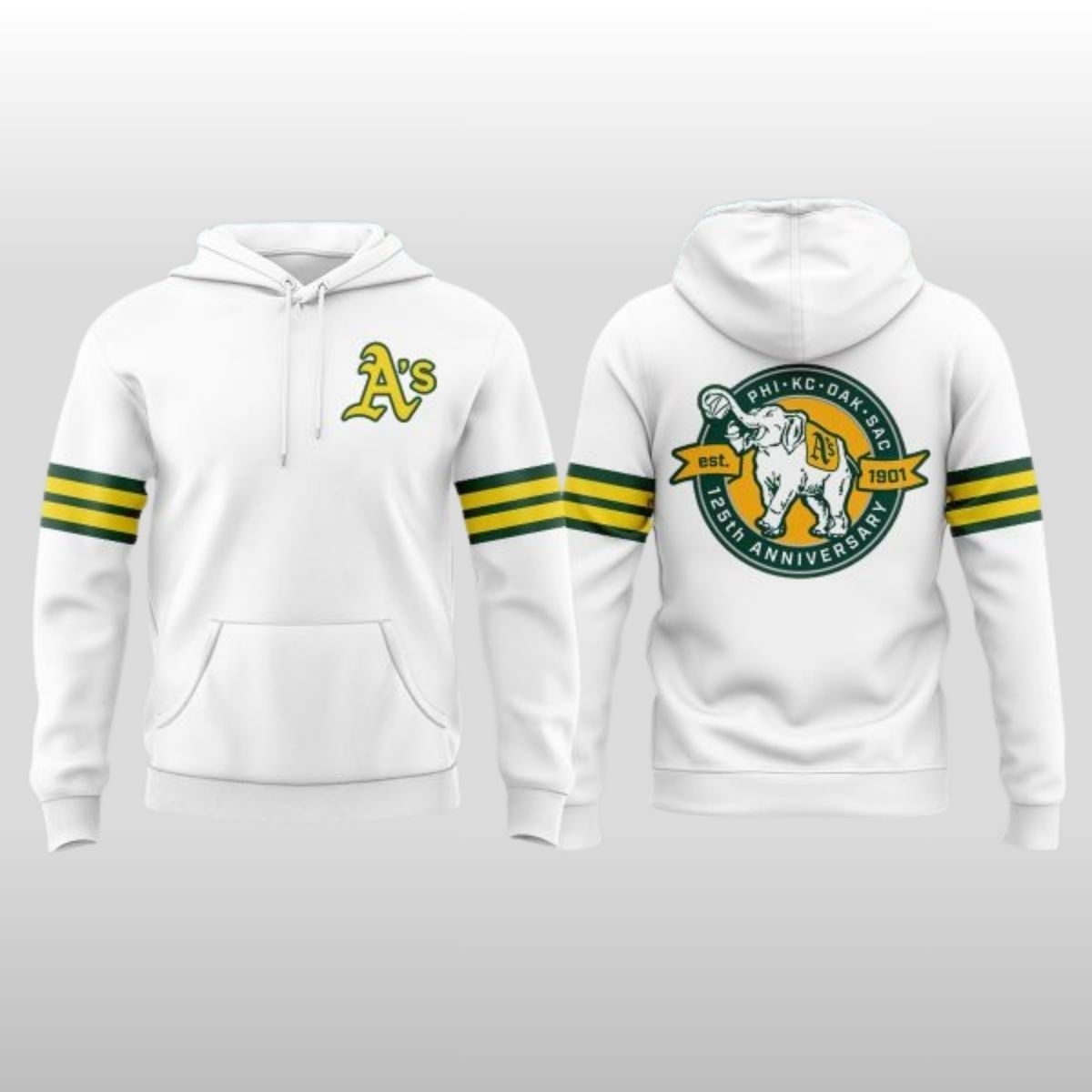 Oakland Athletics 2026 Celebrating Our 125th Anniversary Hoodie 1 Oakland Athletics 2026 Celebrating Our 125th Anniversary Hoodie 2