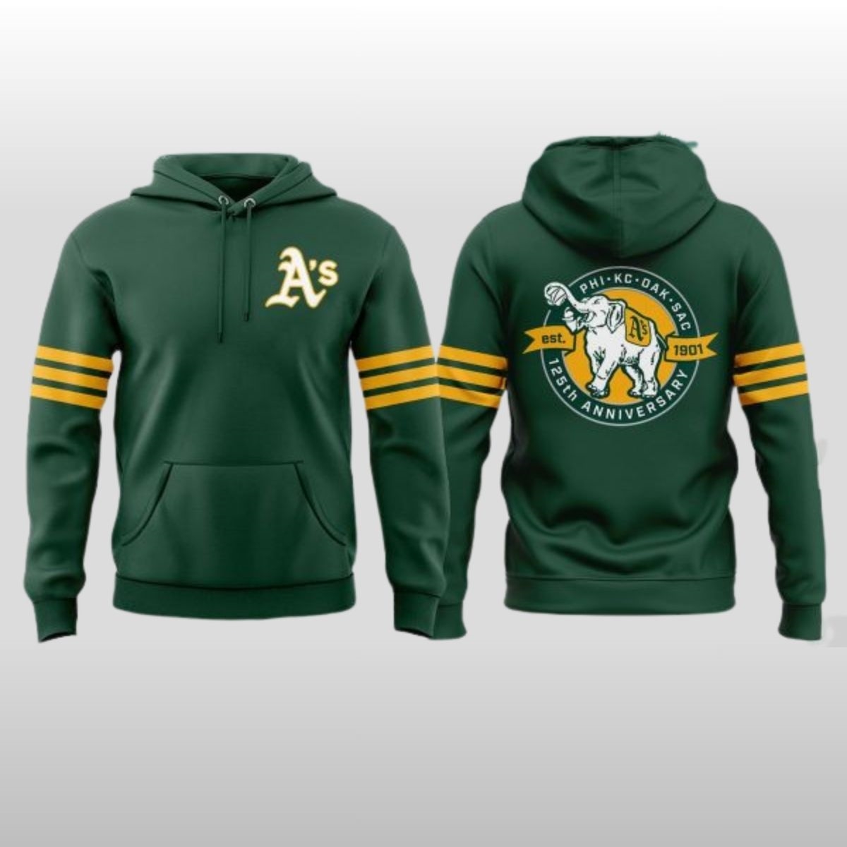 Oakland Athletics 2026 Celebrating Our 125th Anniversary Hoodie 3 Oakland Athletics 2026 Celebrating Our 125th Anniversary Hoodie 3