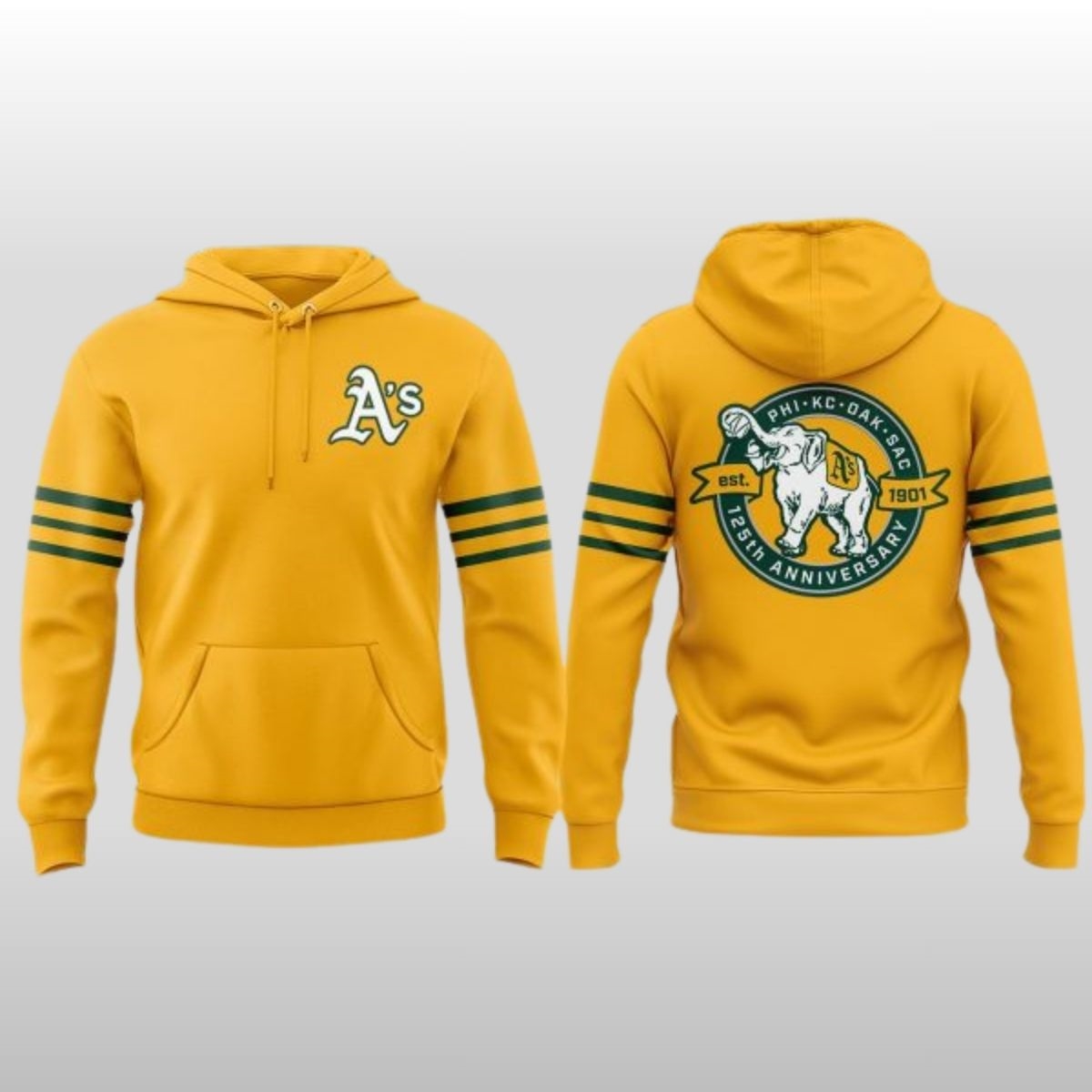 Oakland Athletics 2026 Celebrating Our 125th Anniversary Hoodie 3 Oakland Athletics 2026 Celebrating Our 125th Anniversary Hoodie