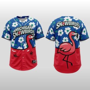 2026 Michigan Snowbirds Flamingo Jersey 2