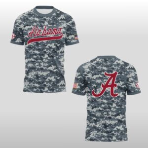 2026 Alabama Crimson Tide x Military Appreciation Shirt 2